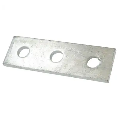 Read more on CSS FB102 | Galvanised Steel Three Hole Splice Plate Bracket