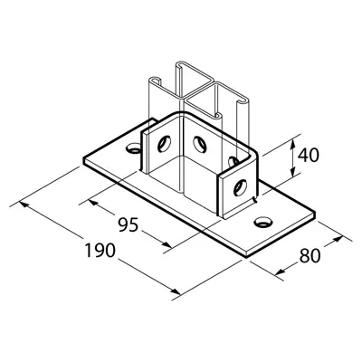 Read more on CSS FB107 | Pre-Galvanised Mild Steel Double Channel Base Plate