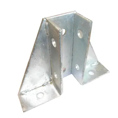 Read more on CSS FB109/41 | 252mm x 175mm Galvanised Single Channel Gussetted Bracket
