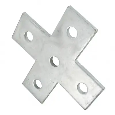 Read more on CSS FB138 | 138x138mm Galvanised Steel Cross Plate Bracket