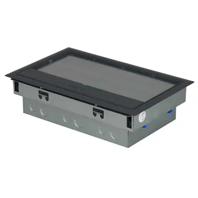 Read more on Electrak CR012 | 85mm 3 Compartment Deep Floor Service Box