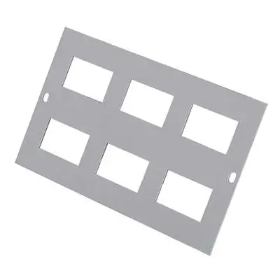 Read more on Electrak CR025 | 100mm 6 Module Telecom Plate for Floor Service Box
