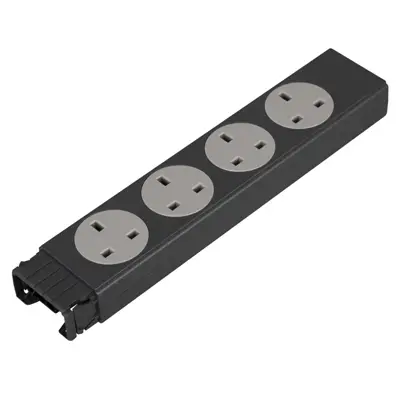 Read more on Electrak IAB504F | 4 Gang 2P + E Standard Earth Fixed Socket Module