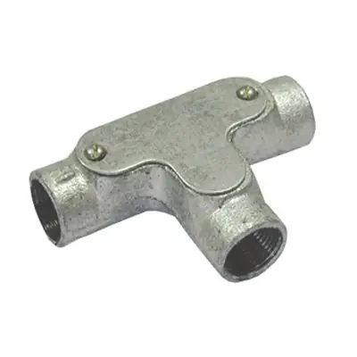 Read more on Green Brook 20GIT | Norslo 20mm Malleable Iron Galvanised Inspection Tee