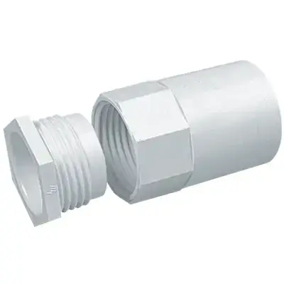 Read more on Marshall Tufflex A25MBWH | 25mm PVC-U Female Adaptor Round Conduit Fitting, White