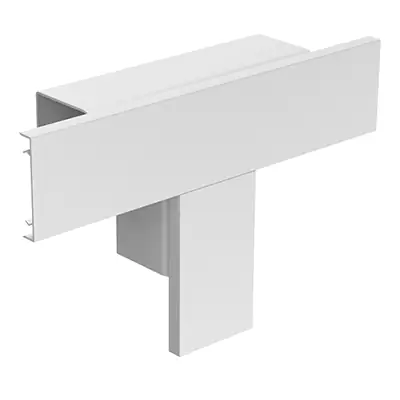 Read more on Marshall Tufflex CT60TWH | 100mmx100mm PVC-U Maxi Trunking Flat Tee, White