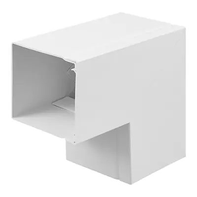 Read more on Marshall Tufflex CT70FAWH | 100mmx50mm PVC-U Maxi Trunking Flat Angle Bend, White