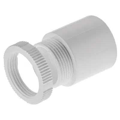 Read more on Marshall Tufflex MA8WH | 25mm PVC Male Adaptor with Lockring, White