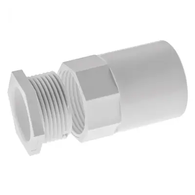 Read more on Marshall Tufflex MAB3WH | 25mm PVC Round Conduit Female Adaptor, White