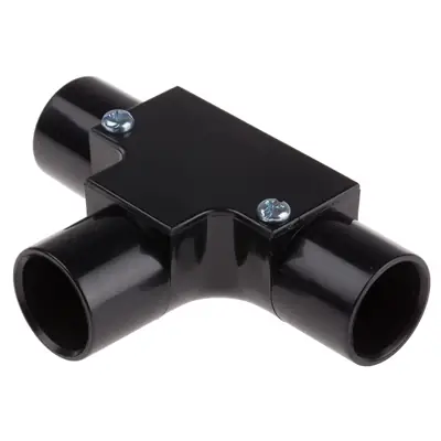 Read more on Marshall Tufflex MIT3BK | 25mm Inspection Tee for Round PVC-U Conduit, Black