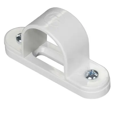 Read more on Marshall Tufflex MSB3WH | 25mm PVC Round Conduit Spacer Bar Saddle, White
