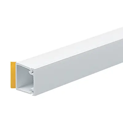 Read more on Marshall Tufflex SFMT16WH | 16mmx16mmx3m PVC Self Adhesive Mini Trunking, White