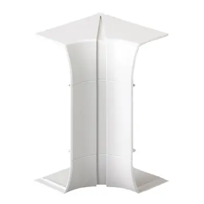 Read more on MK VP181WHI | Prestige 3D Internal Corner Flexible Cover for Trunking & Skirting, White