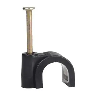 Read more on Olympic Fixings 075-161-420 | 22-26mm Round Flexible Cable Clips, Black (Pack of 25)