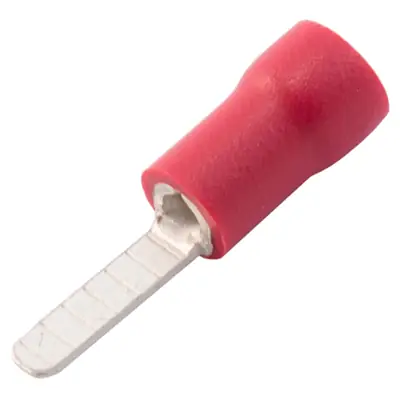 Read more on SWA 18RB | 18mm Pre-Insulated Copper Flat Blade Crimp Terminal for 0.5-1.5mm Cable (Pack of 100)