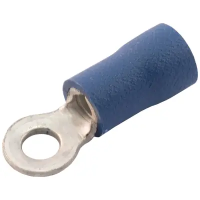 Read more on SWA 32BER | 3.2mm Insulated Ring Crimp Terminal For 1.5-2.5mm Cable, Blue (Pack of 100)