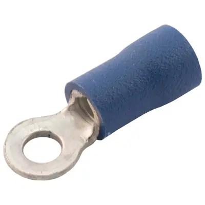 Read more on SWA 43BER | 4.3mm Insulated Ring Crimp Terminal For 1.5-2.5mm Cable, Blue (Pack of 100)