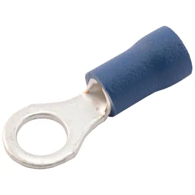 Read more on SWA 53BER | 5.3mm Insulated Ring Crimp Terminal For 1.5-2.5mm Cable, Blue (Pack of 100)