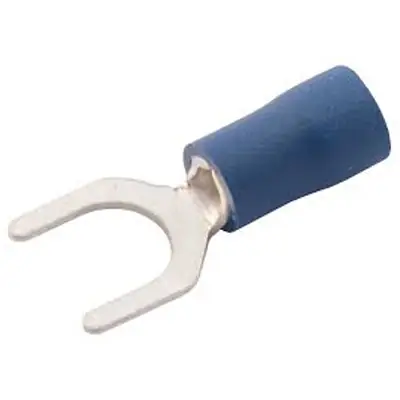 Read more on SWA 53BF | 1.5-2.5mm Pre-Insulated Fork Crimp Terminal, Blue (Pack of 100)