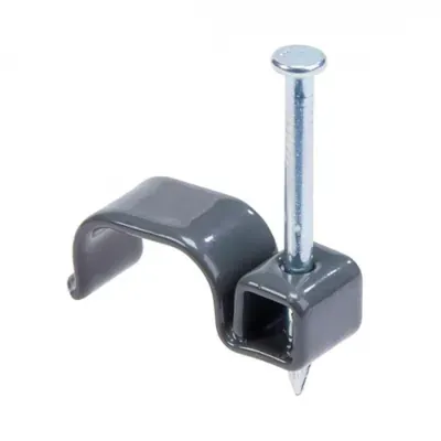 Read more on SWA FFNC15G | Nail On Cable Clips Fire Resistant Twin & Earth 1.5mm Grey (Pack Of 100)