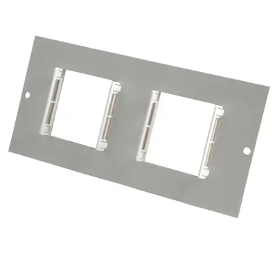 Read more on Tass STO294 | 2 x 50mm x 50mm Floor Box Euro Module Plate