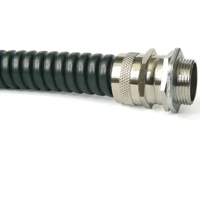 Read more on Termtech PREM25GALVPVC-50 | Flexible Conduit Galvanised Steel PVC Coated 25mmx50m