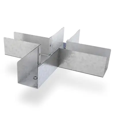 Read more on Trench LA4WI | 4 Way Intersection for 50x50mm Metal Lighting Trunking, Galvanised