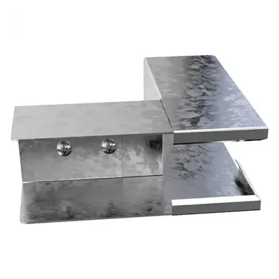 Read more on Trench LA90E | External 90 Degree Bend for 50x50mm Metal Lighting Trunking, Galvanised