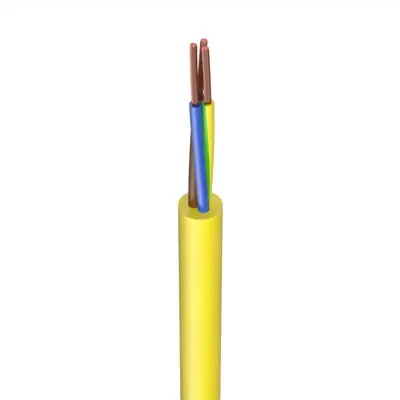 Read more on 3183AG1.5YEL | 1.5mm 3 Core PVC Round Flexible Arctic Grade Cable, Yellow (100m Drum)