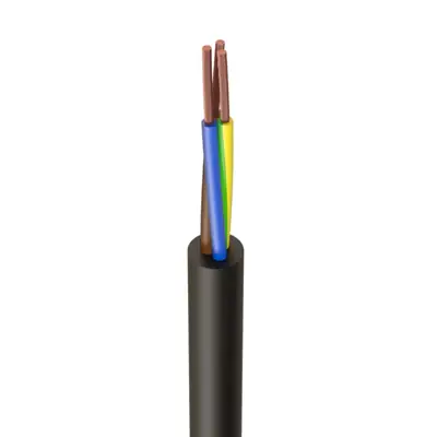 Read more on 3183Y1BLK | 1mm 3 Core PVC Round Flexible Cable, Black (100m)