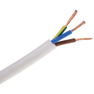 Read more on 3183Y2.5WHI | 2.5mm 3 Core Round Flexible LSF Cable, White (100m)
