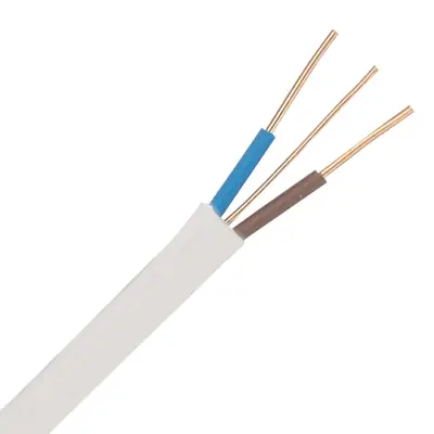 Read more on 6242BH6WHI | 6mm 2 Core Flat Insulated Twin & Earth LSZH Cable, White (100m)