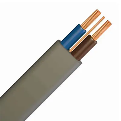 Read more on 6242YH4GRY | 4mm 2 Core Flat Insulated Twin & Earth PVC Cable, Grey (100m)