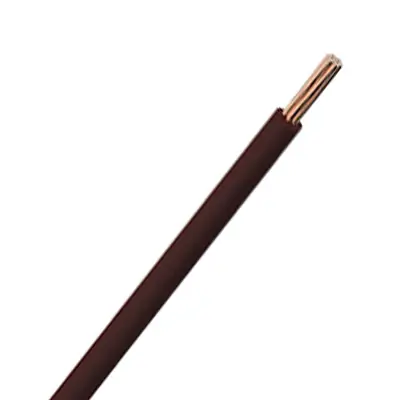 Read more on 6491B4BRN | 4mm 1 Core Round Insulated Single LSZH Cable, Brown (100m)