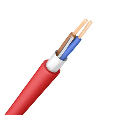 Read more on Doncaster HFSP2C2.5R100 | 2.5mm 2 Core & Earth Enhanced Fire Resistant Cable, Red (100m)
