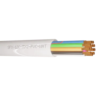 Read more on Securi-Flex SFX/12C-TY2-PVC-WHT-100 | Alarm Cable 12 Core Type 2 PVC White (100m)