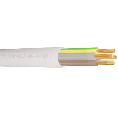 Read more on Securi-Flex SFX/3094Y-4C-0.75-HR-PVC-WHT-U-100 | Power Cable Flexible 0.75mm 4 Core HR-PVC White (100m)