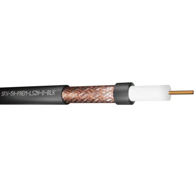 Read more on Securi-Flex SFX/59-PREM-LSZH-D-BLK-100 | RG59 Cable Coaxial Dca Premium Black UV LSZH (100m)