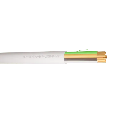 Read more on Securi-Flex SFX/8C-TY1-SCR-LSZH-D-WHT-100 | Alarm Cable 8 Core Type 1 Dca LSZH Screened White (100m)