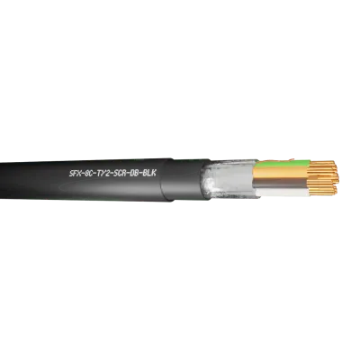 Read more on Securi-Flex SFX/8C-TY2-SCR-DB-BLK-1 | Alarm Cable 8 Core Type 2 Screened Direct Burial HDPE Black (1m)