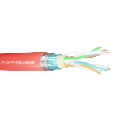 Read more on Securi-Flex SFX/C5-FTP-FIRE-LSZH-RED-500 | Data Cable Cat5e 4 Pairs FTP LSZH Fire Resistant Red (500m)