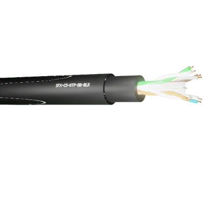Read more on Securi-Flex SFX/C5-UTP-DB-BLK-1 | Data Cable Cat5e 4 Pairs UTP HDPE Direct Burial Black (1m)