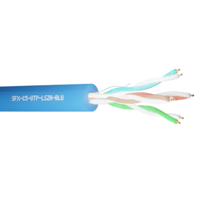 Read more on Securi-Flex SFX/C5-UTP-LSZH-BLU-305 | Data Cable Cat5e 4 Pairs UTP LSZH Blue (305m)