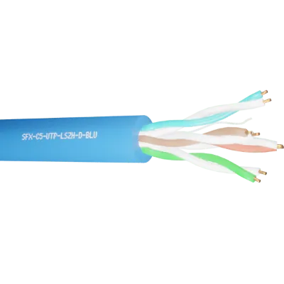 Read more on Securi-Flex SFX/C5-UTP-LSZH-D-BLU-305 | Data Cable Cat5e 4 Pairs UTP Dca LSZH Blue (305m)
