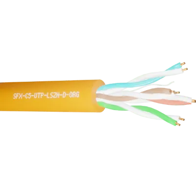 Read more on Securi-Flex SFX/C5-UTP-LSZH-D-ORG-305 | Data Cable Cat5e 4 Pairs UTP Dca LSZH Orange (305m)