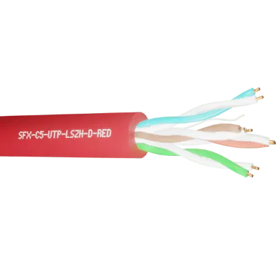 Read more on Securi-Flex SFX/C5-UTP-LSZH-D-RED-305 | Data Cable Cat5e 4 Pairs UTP Dca LSZH Red (305m)