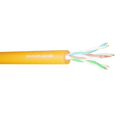 Read more on Securi-Flex SFX/C5-UTP-LSZH-ORG-305 | Data Cable Cat5e 4 Pairs UTP LSZH Orange (305m)
