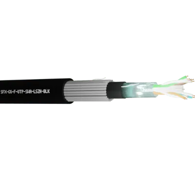 Read more on Securi-Flex SFX/C6-F-UTP-SWA-LSZH-BLK-1000 | Data Cable Cat6 4 Pairs F/UTP SWA LSZH Black (1000m)