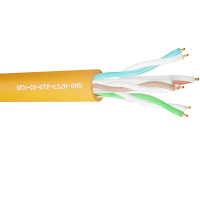Read more on Securi-Flex SFX/C6-UTP-LSZH-B2-ORG-305 | Data Cable Cat6 4 Pairs UTP B2ca LSZH Orange (305m)