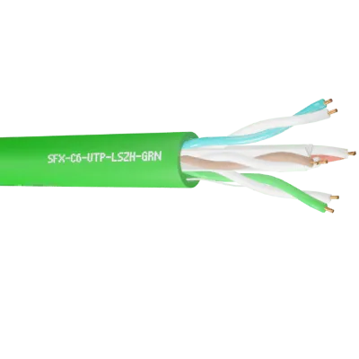 Read more on Securi-Flex SFX/C6-UTP-LSZH-GRN-305 | Data Cable Cat6 4 Pairs UTP LSZH Green (305m)